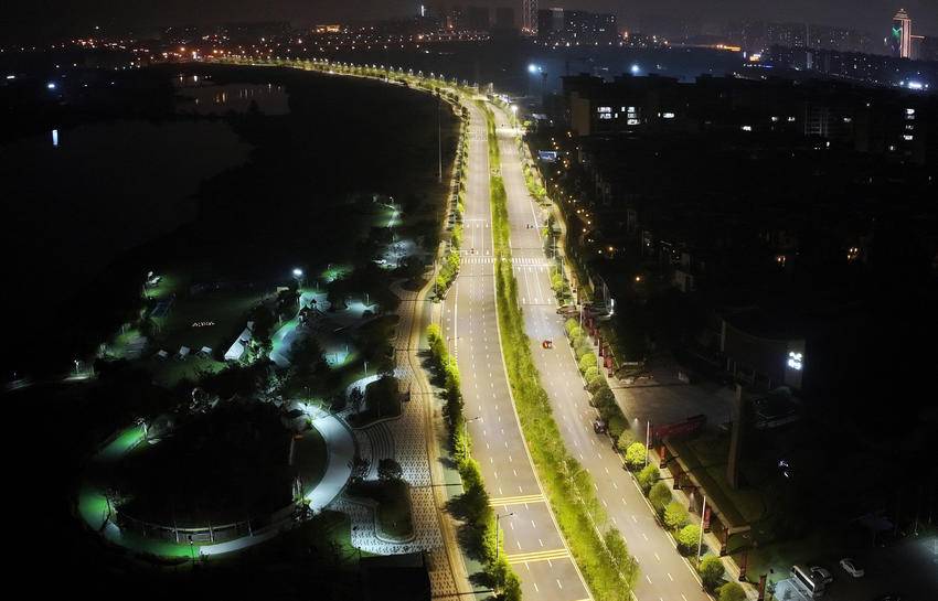 荆楚大道路灯 荆楚大道路灯