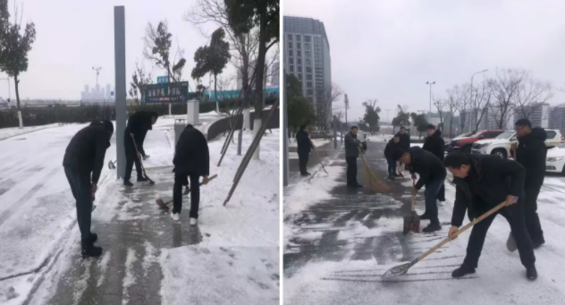 园林院扫雪除冰